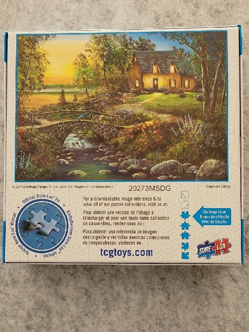 NEW/SEALED Sure Lox "Storybook Cottage" 1000-piece Jigsaw Puzzle - Picture 6 of 6